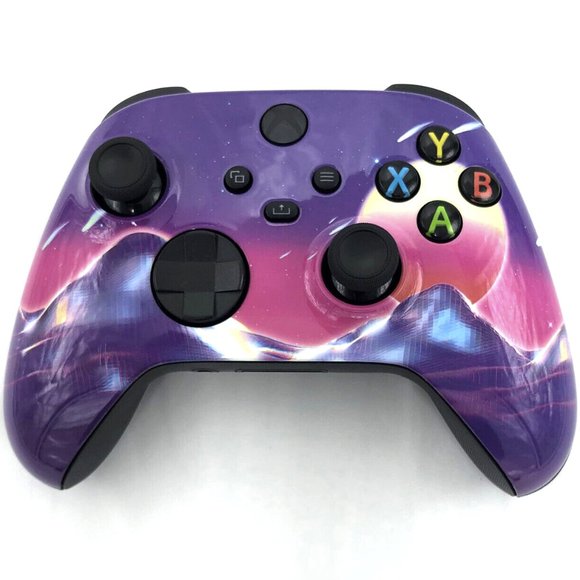 Custom Microsoft Xbox Series X / S Wireless Controller - Glossy Cyber Moon - Picture 1 of 8